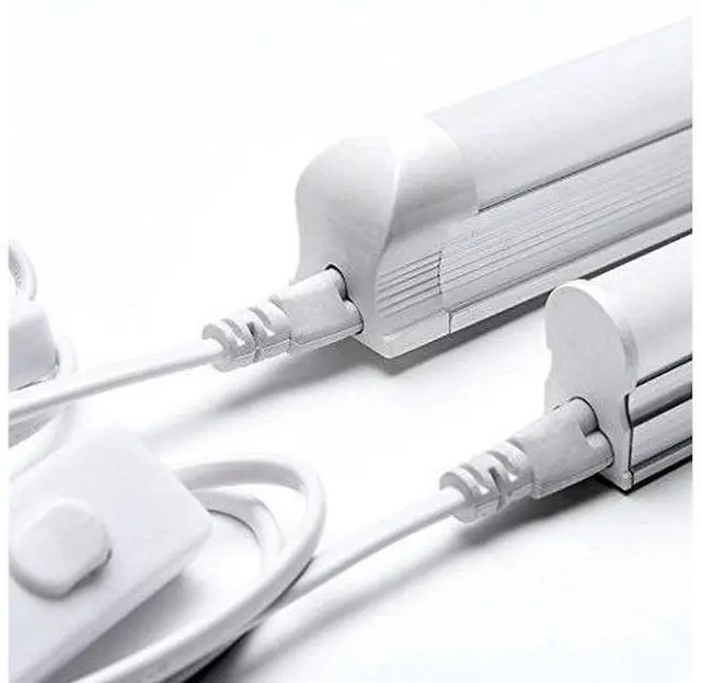 Alt view image 5 of 7 - T5 T8 LED Tube Power Extension Cable with On/Off Switch, LED Light Fixture Extension Cable Wire 6FT/1.8M, White