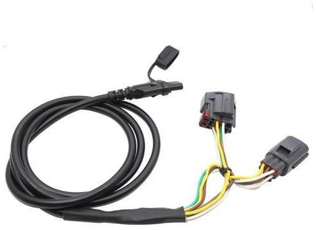 Alt view image 7 of 7 - CARROFIX 4 Way Flat Tow Hitch Trailer Wiring Harness for 2007-2018 Jeep Wrangler JK Models 69"