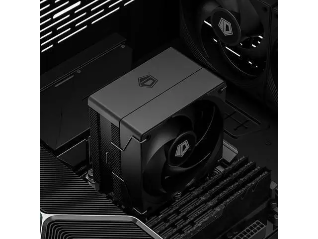 Alt view image 6 of 7 - SE-903-XT V2 Black CPU Air Cooler, 100mm PWM Fan, Direct Touch Heatpipes, Compact Tower Design, Low Noise, Intel & AMD Compatible