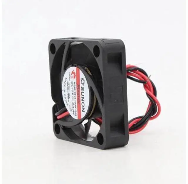 Alt view image 2 of 4 - 2pcs 4cm Fan HA40101V4-1000C-A99 For Sunon Cooling Fan 4010 12V Ultra-Quiet
