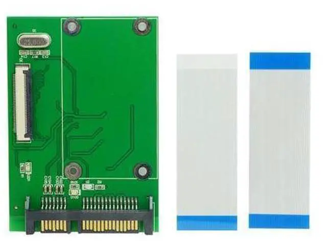Alt view image 2 of 3 - SATA SSD HDD Converter 40 Pin ZIF CE 1.8 Inch SSD/HDD to SATA Adapter Board with LIF Flat Cable