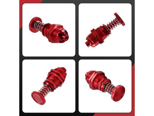 Alt view image 6 of 7 - 2Pcs 35mm Height Push Butto Hatch Cabin Spring Cover Lock for RC Boat Ship Body Shell Spare Parts Red