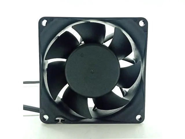 Alt view image 2 of 3 - AB8038H12-F 80mm High Speed Air Flow CFM Powerful DC 12V Cooling Fan,for Miner PC Case Cabinets