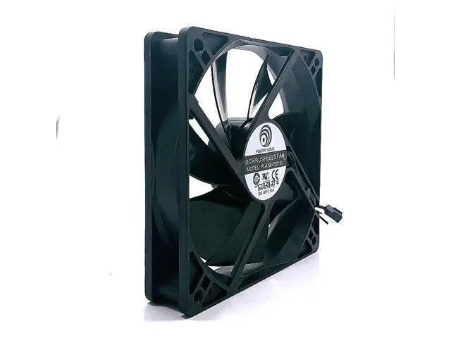 Alt view image 4 of 4 - Mute Silent 120mm Computer PC Cooling Fan,120X120X25mm 12CM PLA12025S12L 12025 DC 12V 0.12A CPU Cooler