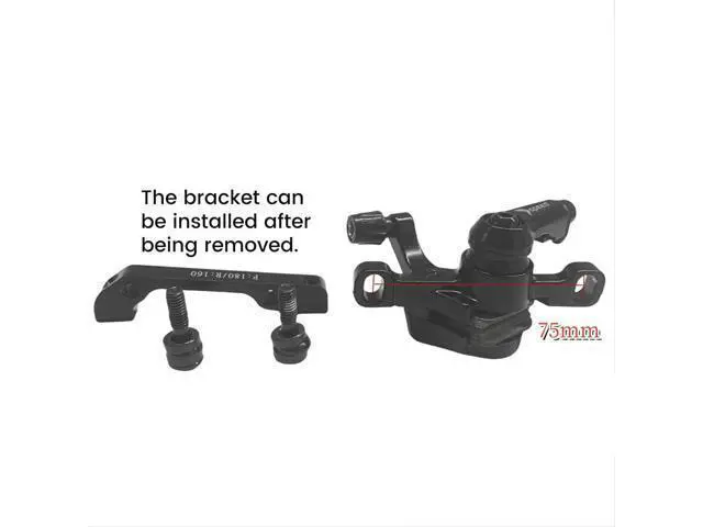 Alt view image 5 of 7 - Mountain Bike Brake Disc Brake Bicycle Mechanical Disc Brake Set for Mountain Bike Pushes Caliper Piston with Rotor