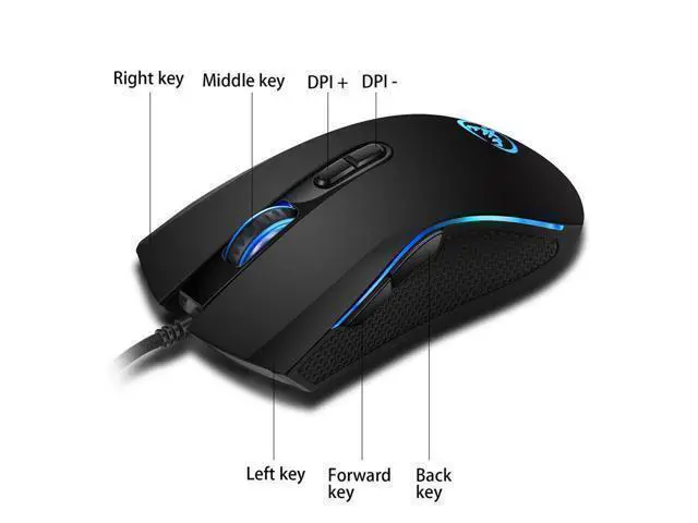 Alt view image 5 of 7 - 3200DPI 7 Buttons 7 colors LED Optical USB Wired Mouse Gamer Mice computer mause mouse Gaming Mouse For Pro Gamer