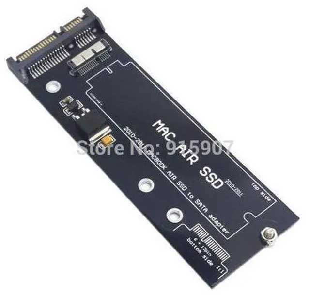 Alt view image 3 of 3 - CY 12+6pin SSD HDD to SATA 22Pin Hard Disk Cartridge Drive PCBA for 2010 2011 Mac book Air A1369 A1370 SSD