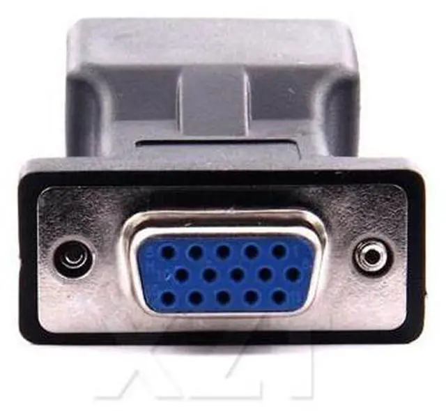 Alt view image 5 of 6 - 10pcs/Lot Hot Selling VGA Extender Male To Lan Cat5 Cat5e RJ45 Ethernet Female Adapter RJ45 to VGA adpater