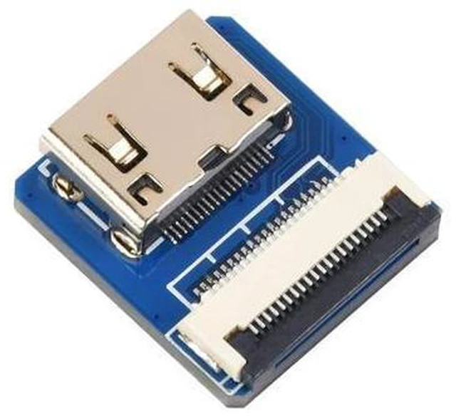 Alt view image 2 of 5 - Multi-Type HDMI Adapters, for DIY HDMI Cable-Micro HDMI Adapter Vertical-Mini HDMI Adapter Horizontal (B)