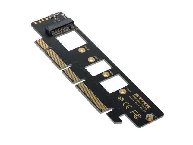 Alt view image 4 of 5 - M.2 M-key NVME AHCI NGFF SSD to PCI-E 3.0 16x 4x Adapter for 110mm 80mm SSD