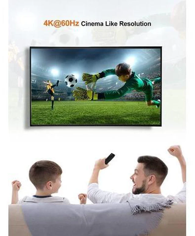 Alt view image 6 of 6 - 3ft 4K HDMI Cable - Right Angle 90 Degree, Male to Male Cable for Ultra HD 4K@60Hz, 3D Video - 2-Year Warranty