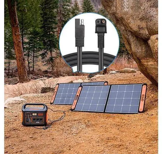 Alt view image 5 of 7 - Right Angle Extension Cable, 0.9m 90 Degree 12AWG SAE to SAE Quick Disconnect Wire Harness for Solar Panel, Motorcycle, Cars, RV (Black)