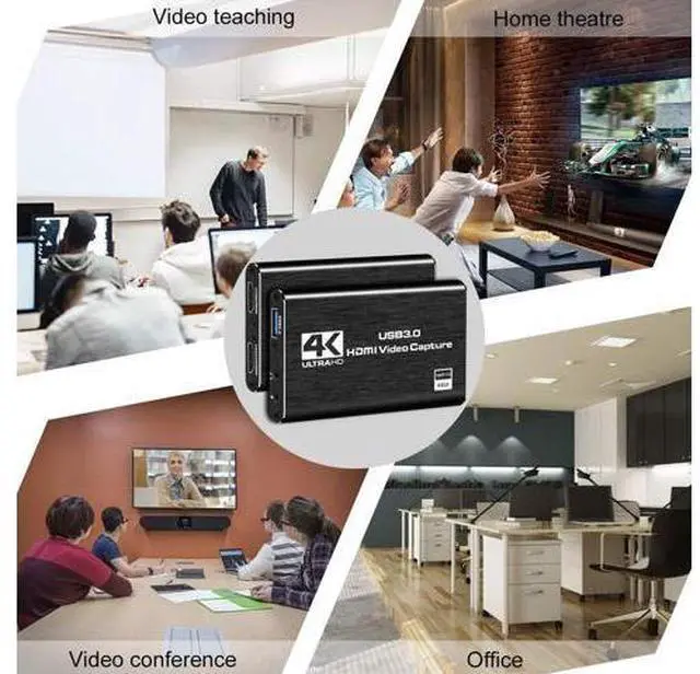 Alt view image 2 of 7 - Capture Card Nintendo Switch, 4K HDMI Video Capture Card, 1080P 60FPS, HDMI to USB 3.0 Capture Card for Streaming Work with Camera/Xbox/PS4/PS5/PC/OBS