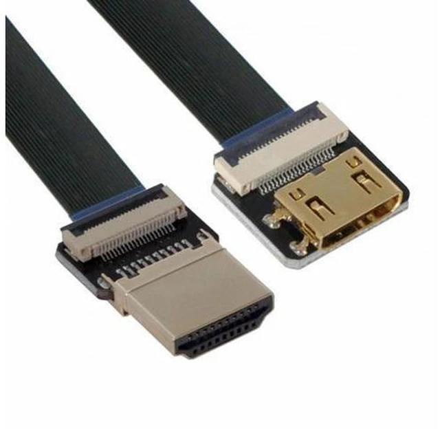 Main image of CYFPV HDMI Male to Mini HDMI Female Extension FPC Flat Cable 1080P for FPV HDTV Multicopter Aerial Photography (0.3M)