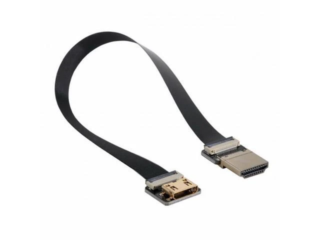 Alt view image 5 of 7 - CYFPV HDMI Male to Mini HDMI Female Extension FPC Flat Cable 1080P for FPV HDTV Multicopter Aerial Photography (0.3M)