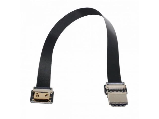 Alt view image 6 of 7 - CYFPV HDMI Male to Mini HDMI Female Extension FPC Flat Cable 1080P for FPV HDTV Multicopter Aerial Photography (0.3M)