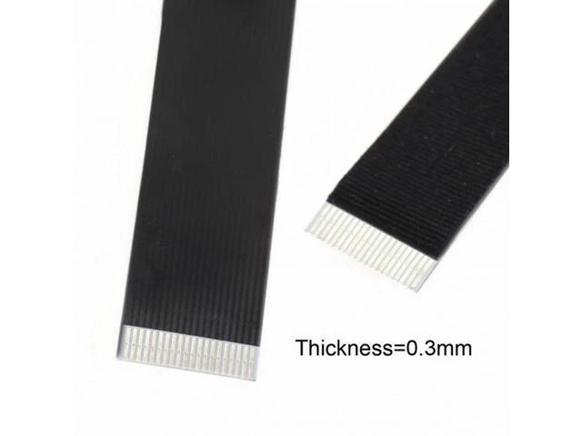 Alt view image 3 of 5 - USB 2.0 Type-A Male to USB-C Type-C Male Data Flat Slim FPC Cable for FPV Disk Phone