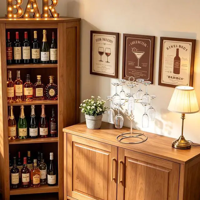 Alt view image 2 of 7 - Wine Glass Rack 2 Tier 10 Holders Wine Glass Holder Stand, Elegant Rose Gold Cocktail Tree Stand Countertop Tabletop Stemware Rack for Home and Bar Storage,Easy Assembly