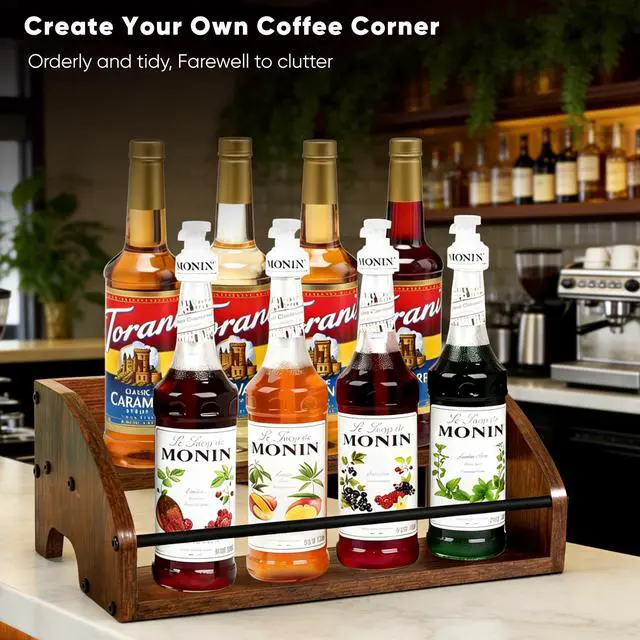 Alt view image 6 of 7 - Rustic Wooden Countertop Organizer