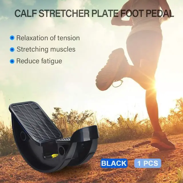 Alt view image 6 of 6 - Foot Rocker Calf Stretcher Ankle Plantar Board for Achilles Tendonitis, Muscle Stretch, Feet and Shin Splint Pain Relief - Improve Calf Flexibility, Ankle Mobility - Black