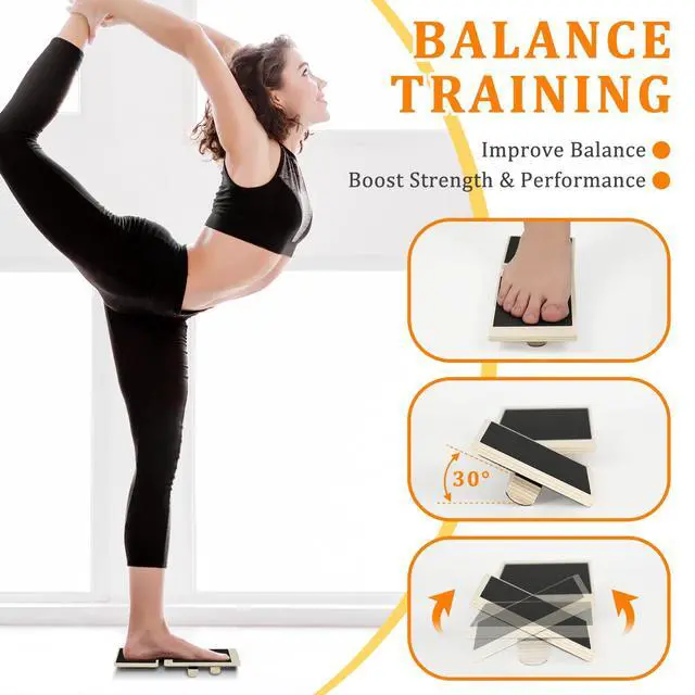 Alt view image 2 of 7 - Ankle Strengthener Board for Foot & Ankle Stability Axis Style Balance Board for Physical Therapy & Rehab, Single Leg Training, Ankle Mobility & Strengthening Equipment for Home, Gym & Office