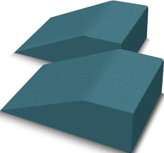 Main image of 2 Pack Squat Wedge Blocks, Supportive Foot Wrist Exercise Wedge Blocks for Squat,Yoga, Pushup, Balance, Stretch, Strength, Pilate, Plank, Physical Therapy, EVA Riser Block for Men Women