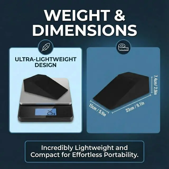 Alt view image 3 of 7 - Squat Wedge Blocks for Heels Elevated Squats Slant Board for Ankle Mobility, Calf Stretching, Deep Squat Support Weightlifting & Physical Therapy