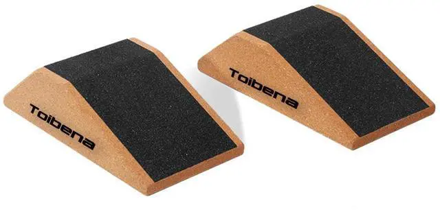 Main image of Squat Wedge Blocks Stretching blocks,Non-Slip Surface with Beveled Edges for Core Exercises,Natural Eco-Friendly/squats& weightlifting&yoga,Travel Friendly (9 * 5 * 2.6"Block*2)