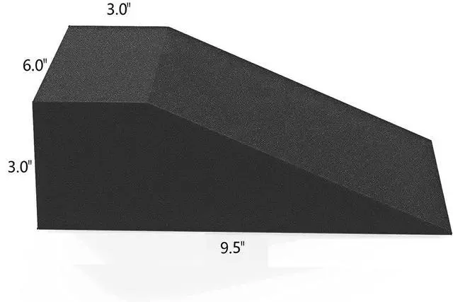 Alt view image 2 of 7 - 2 Pack Squat Wedge Blocks,Non Slip Professional Squat Ramp for Heel Elevated Squats Calf Raises Platform, Calf Stretcher, Balance, Pushup, Yoga Wrist Support, Pilates, Squat, Riser Block