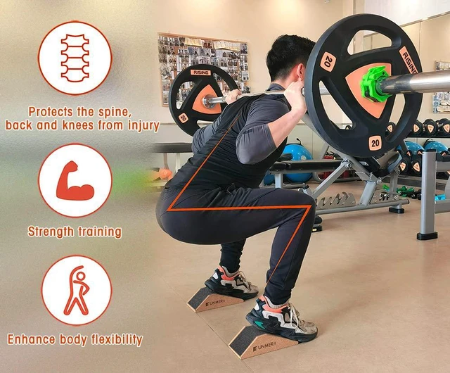 Alt view image 2 of 7 - Squat Wedge Block Non Slip for Heel Elevated Squats, 2PCS