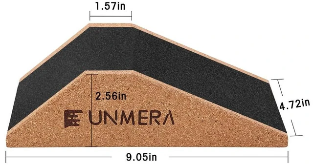 Alt view image 7 of 7 - Squat Wedge Block Non Slip for Heel Elevated Squats, 2PCS