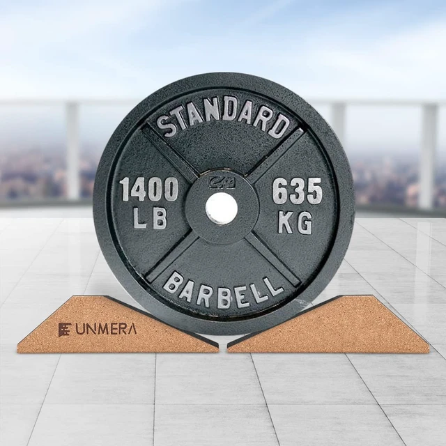 Alt view image 6 of 7 - Squat Wedge Block Non Slip for Heel Elevated Squats, 2PCS