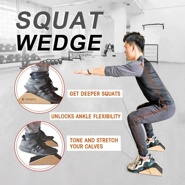 Alt view image 5 of 7 - Squat Wedge Block Non Slip for Heel Elevated Squats, 2PCS