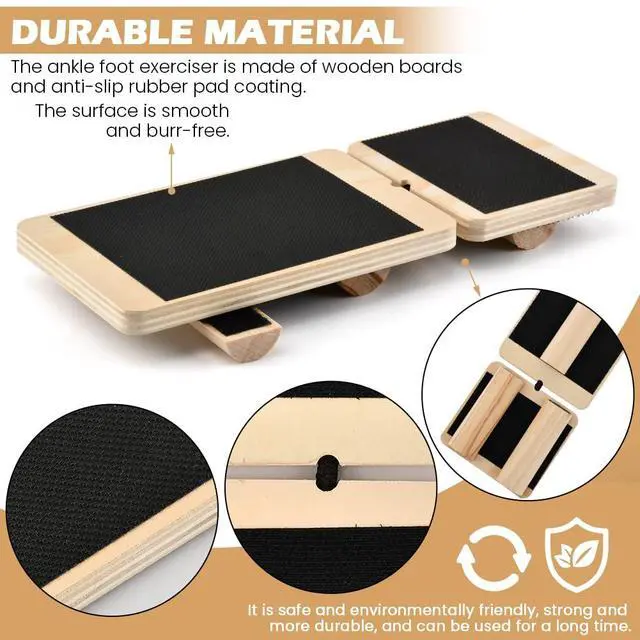 Alt view image 5 of 7 - Ankle Balance Board with Massage Ball, Foot Strengthener Trainer