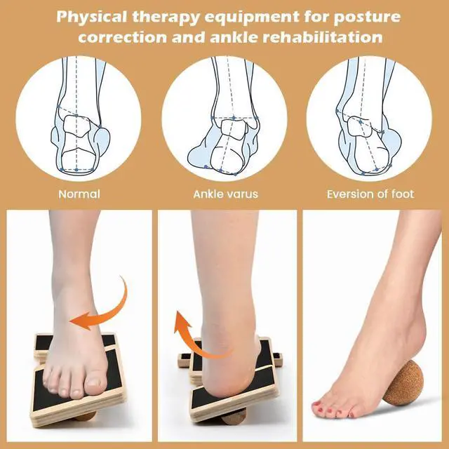Alt view image 7 of 7 - Ankle Balance Board with Massage Ball, Foot Strengthener Trainer