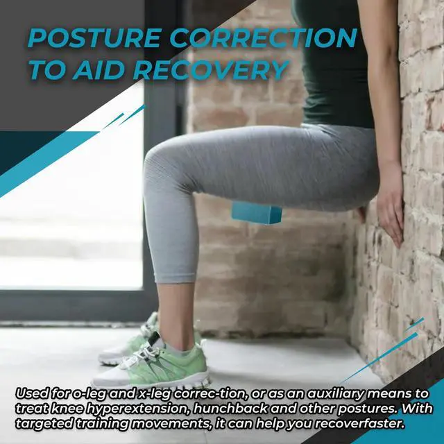 Alt view image 6 of 7 - 2 Pack Squat Wedge Blocks, Supportive Foot Wrist Exercise Wedge Blocks for Squat,Yoga, Pushup, Balance, Stretch, Strength, Pilate, Plank, Physical Therapy, EVA Riser Block for Men Women