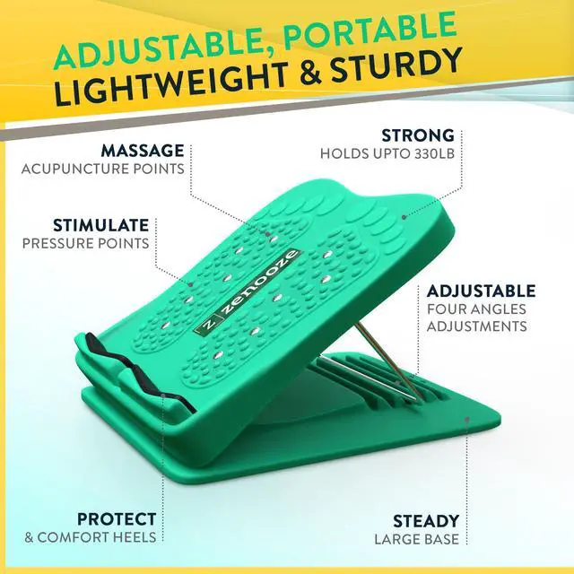 Alt view image 2 of 7 - Slant Board Calf Stretcher (Upto 330lbs) Balance Board for Physical Therapy, Adjustable Slant Board for Plantar Fasciitis, Ankle Stretcher, Achilles Stretcher, Incline Board Calf Stretch