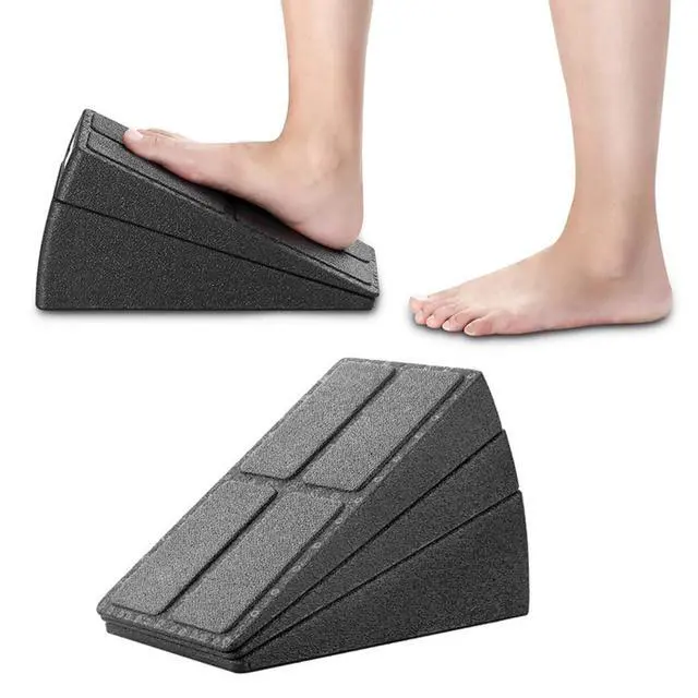 Alt view image 5 of 7 - 3Pcs Slant Board Squat Wedges for Calf Stretching, Black EPP Adjusted Foot Calf Stretching Balance Board for Knees Ankle Heel Feet Leg Unisex Exercises