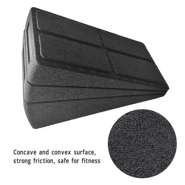 Alt view image 4 of 7 - 3Pcs Slant Board Squat Wedges for Calf Stretching, Black EPP Adjusted Foot Calf Stretching Balance Board for Knees Ankle Heel Feet Leg Unisex Exercises