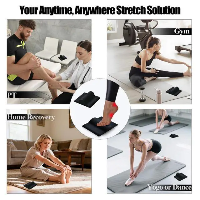 Alt view image 6 of 7 - Plantar Fasciitis Relief Foot Stretching Pad for Plantar Fasciitis and Achilles tendonitis Relief Strengthening and Mobility Tool Improve Big Toe Flexibility Calf Stretcher for Foot Pain Recovery