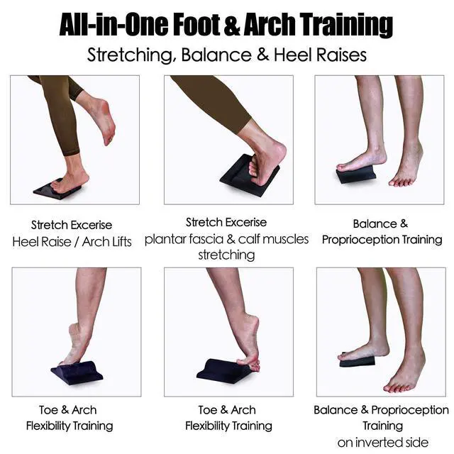 Alt view image 7 of 7 - Plantar Fasciitis Relief Foot Stretching Pad for Plantar Fasciitis and Achilles tendonitis Relief Strengthening and Mobility Tool Improve Big Toe Flexibility Calf Stretcher for Foot Pain Recovery