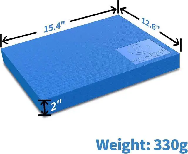 Alt view image 2 of 7 - Foam Balance Pad,5BILLION Stability Pad for Physical Therapy,Non-Slip Exercise Balance Pad for Balance workouts,Yoga Knee Pad for Gym Fitness Stretching Pilate