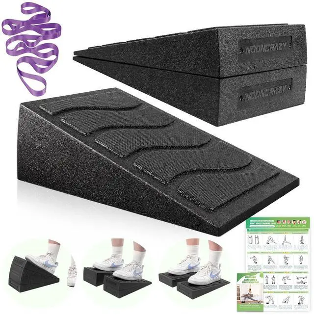Main image of Slant Board for Calf Stretching, 5 Adjustable Angles Incline Board for Squat Wedge, 480 lbs Weight Capacity Calf Stretch Yoga Foam Wedge for Exercise, Squat, Ankle Mobility & Physical Therapy