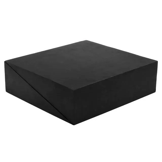 Alt view image 5 of 7 - 2 Pack Yoga Foam Wedge, 13" EVA Foam Calf Stretch Slant Board for Lower Leg Strength Improve, Squat Wedge Incline Block for Workout, Exercise, Knee Pad, Back Support, Footrest Cushion (Black)