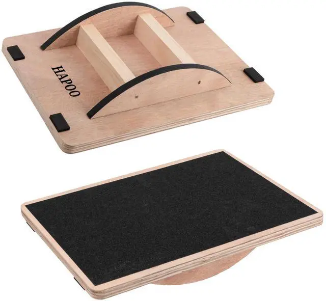 Main image of Balance Board Wobble Board for Adults Anti-Slip Balance Board for Physical Therapy Standing Desk Core Strength Wooden Rocker Board
