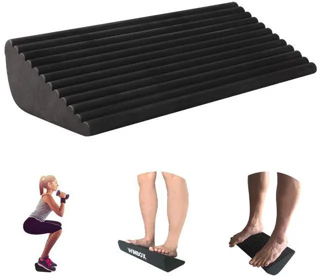 Main image of Squat Wedge and Slant Board for Calf Stretching, Foot Stretcher for Physical Therapy, Calf Stretcher for Improving Mobility Balance and Strength Performance