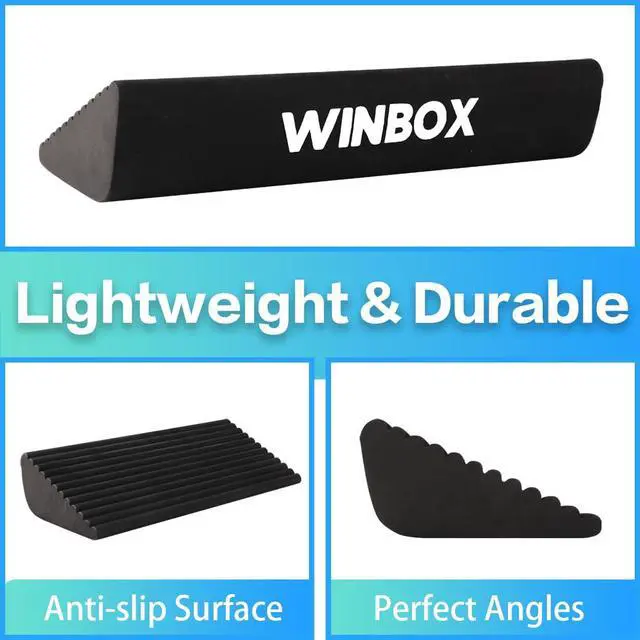 Alt view image 5 of 7 - Squat Wedge and Slant Board for Calf Stretching, Foot Stretcher for Physical Therapy, Calf Stretcher for Improving Mobility Balance and Strength Performance