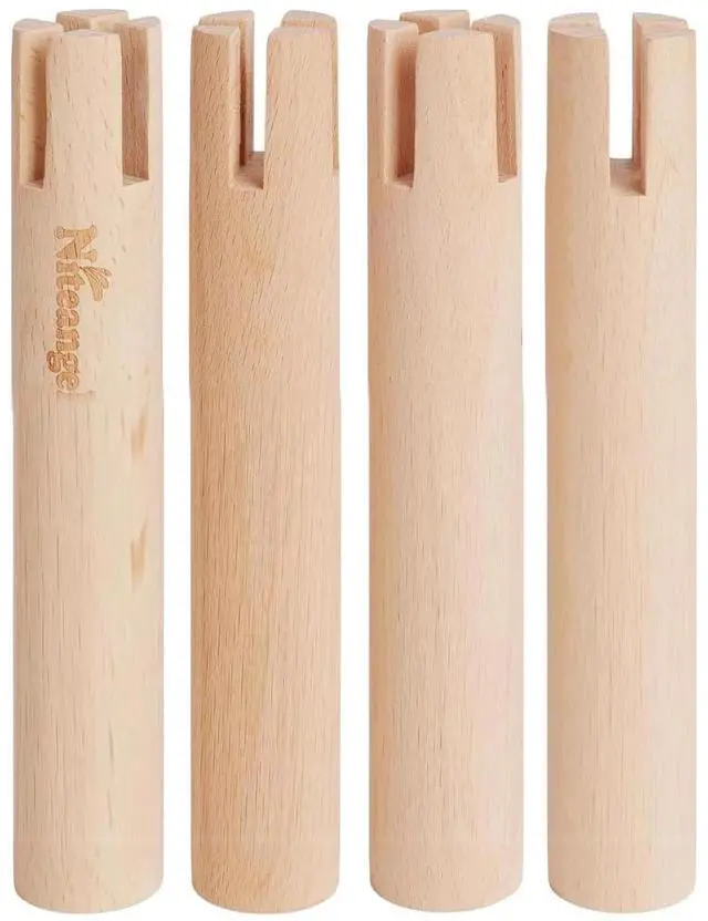Main image of Set of Beech Stilts for Elevating & Safely Setting Niteangel Multi-Chamber Series Maze House (Set of 4 Stilts (5.9'' H))