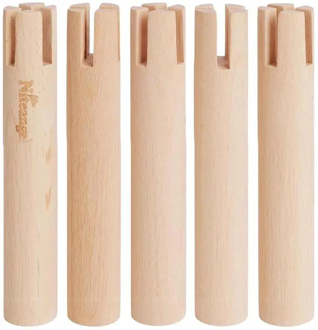 Main image of Set of Beech Stilts for Elevating & Safely Setting Niteangel Multi-Chamber Series Maze House (Set of 5 Stilts (5.9'' H))