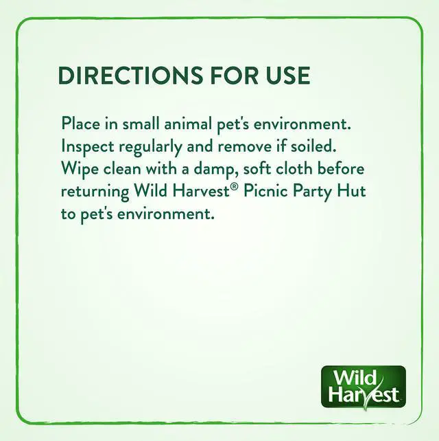 Alt view image 4 of 7 - Picnic Party Hut, Artificial Strawberry Flavored House for Pets, 1 Ct.